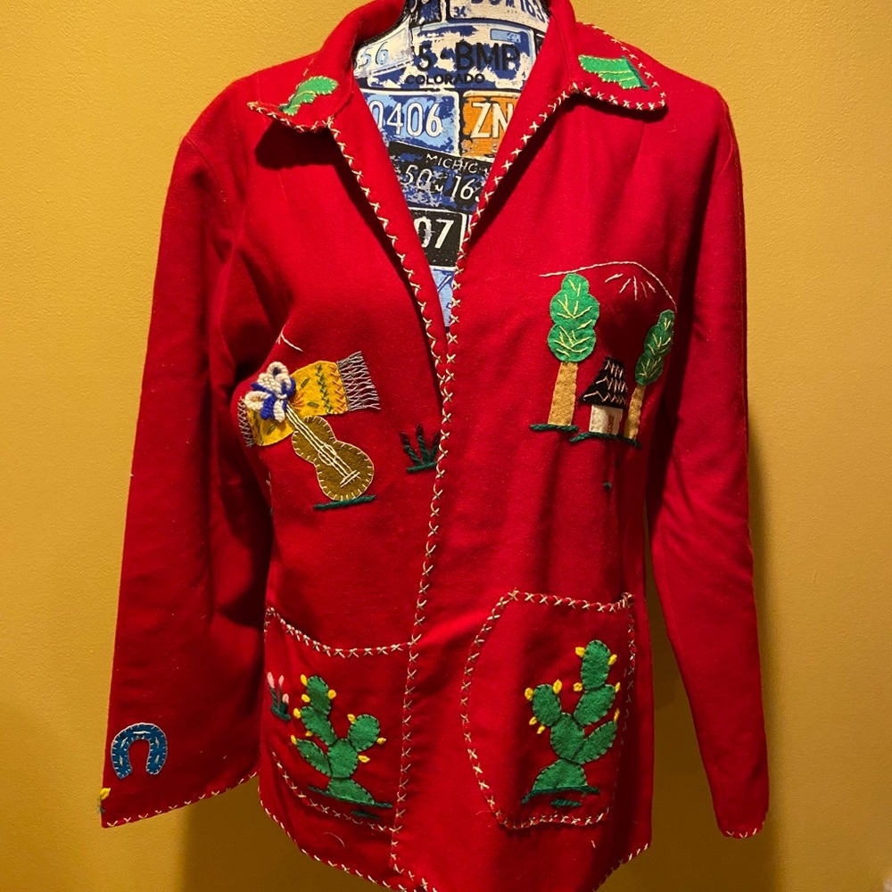 1940s Vintage handmade Mexico coat